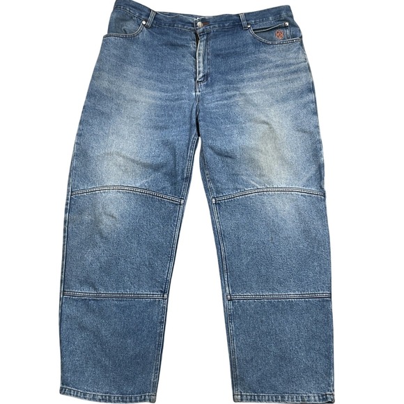 TN Fieldsheer Jeans Men W40 L30 Blue Motorcyle Teramid Relaxed Reinforced‎ Biker - Picture 1 of 16